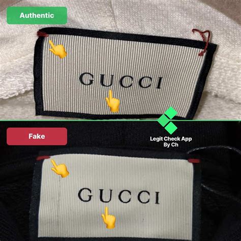 how to spot a fake gucci sweater|genuine gucci hoodie.